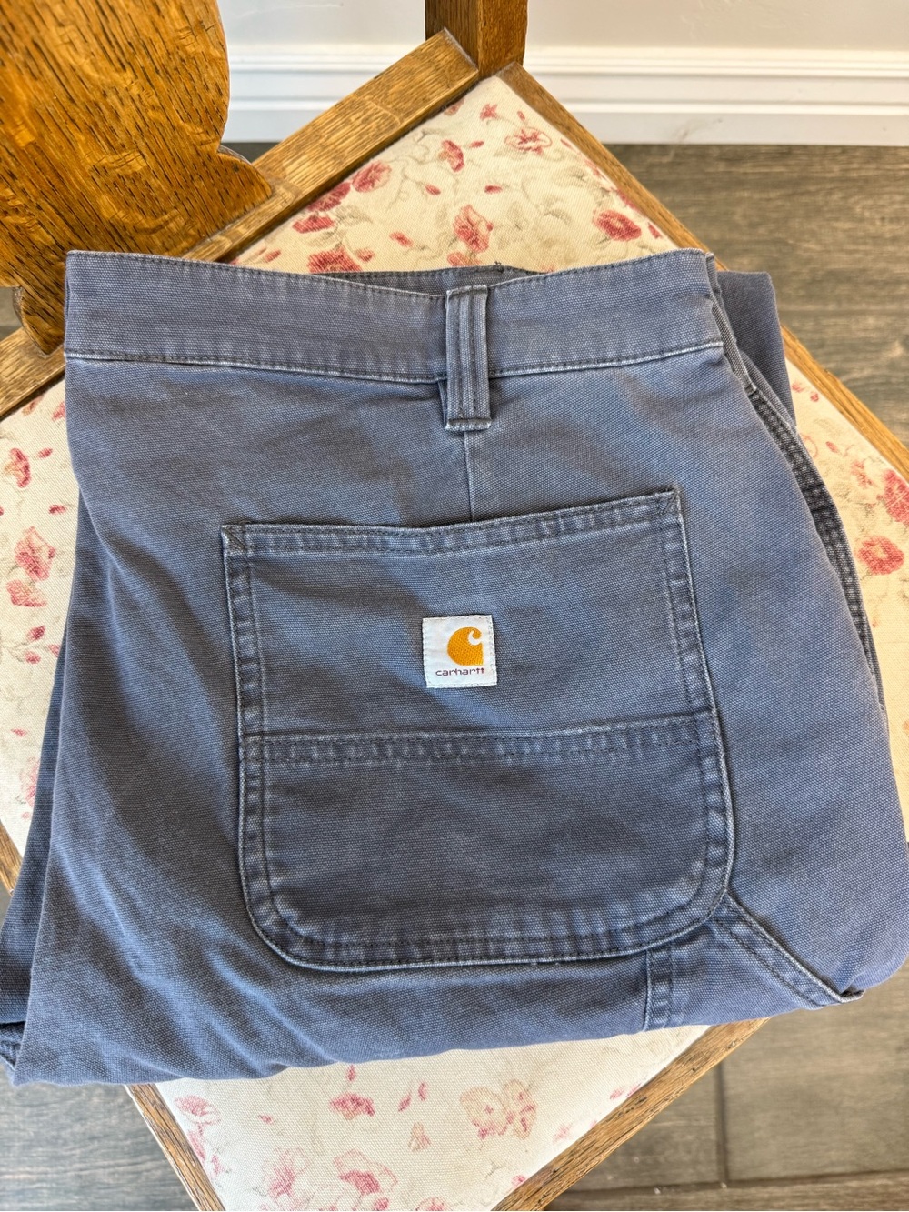 Women’s Carhartt Work Pocket Pants - Slate Blue/Gray